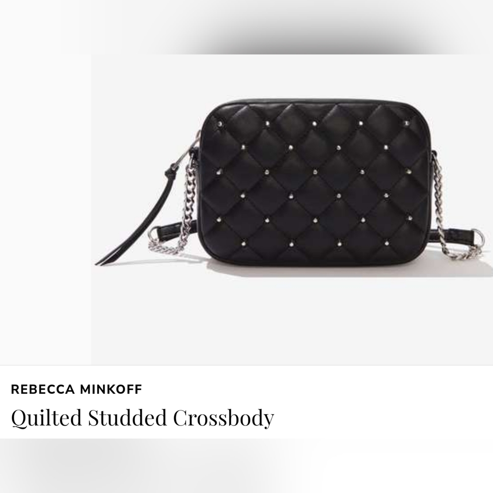 Rebecca Minkoff Quilted Studded Crossbody Purse
